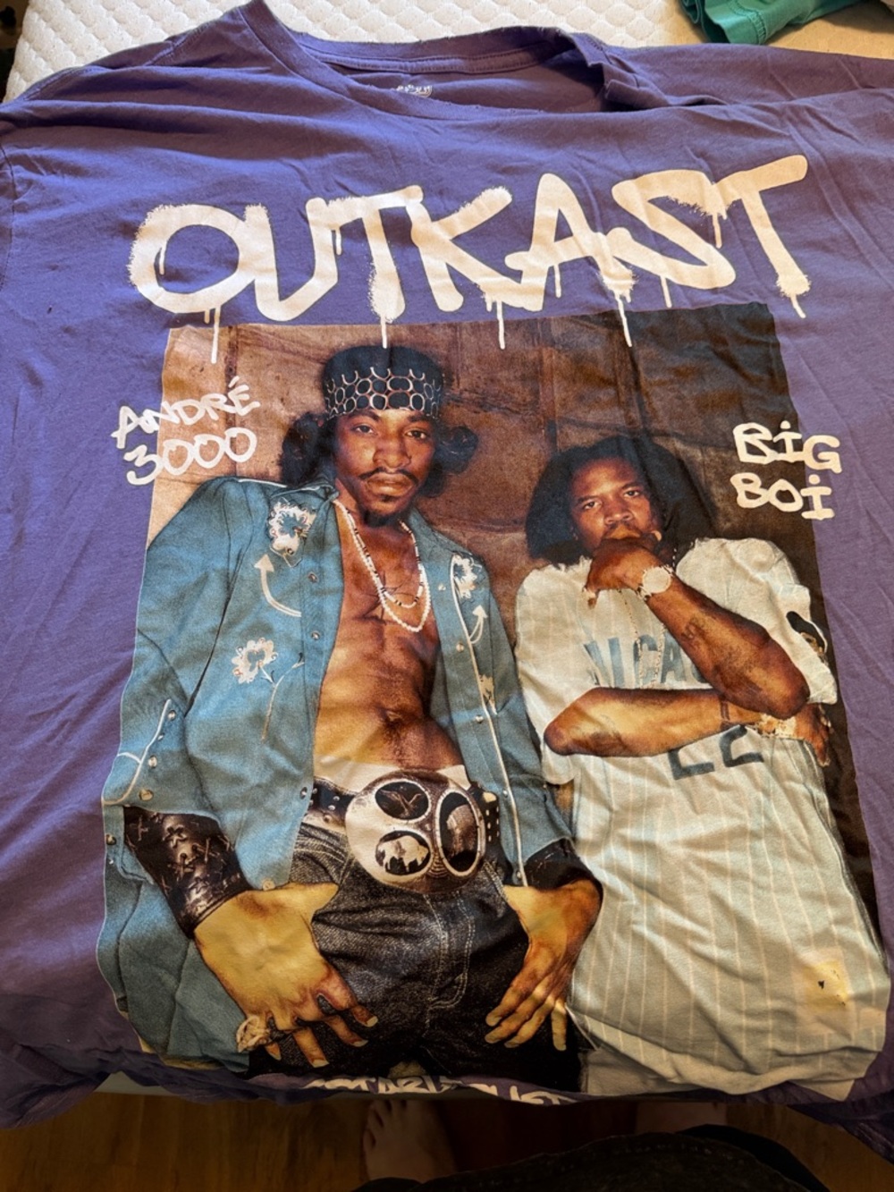 Outkast Graphic Short Sleeve Tee - Purple